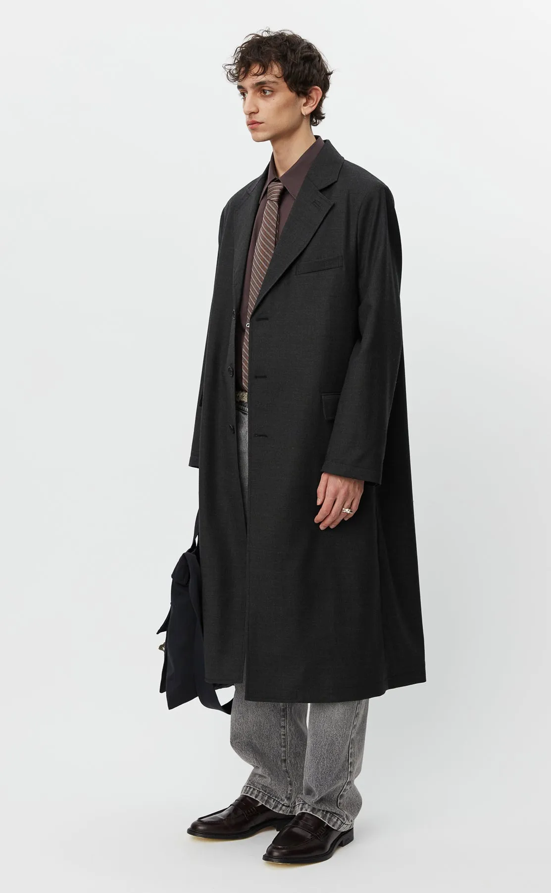 Evening Coat - Dark Grey sold by mfpen Mens product image thumbnail 3
