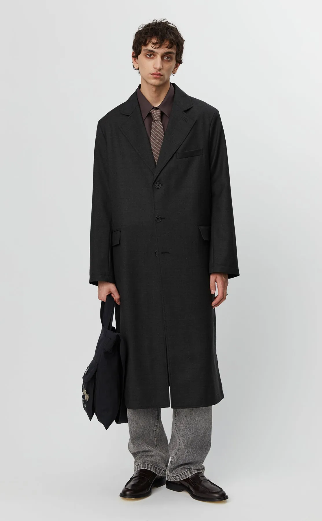 Evening Coat - Dark Grey sold by mfpen Mens product image thumbnail 5