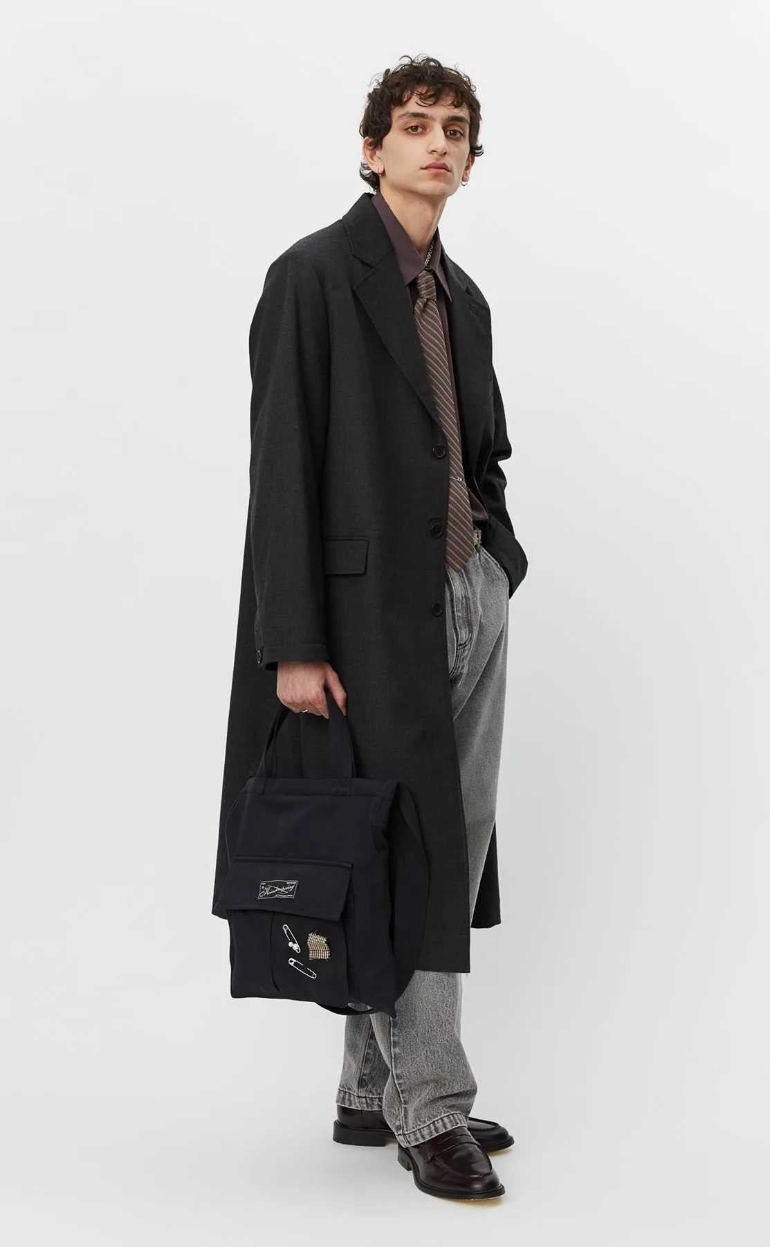 Evening Coat - Dark Grey sold by mfpen Mens product image thumbnail 2