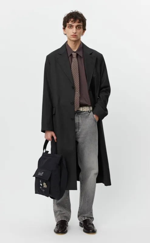 Evening Coat - Dark Grey sold by mfpen Mens