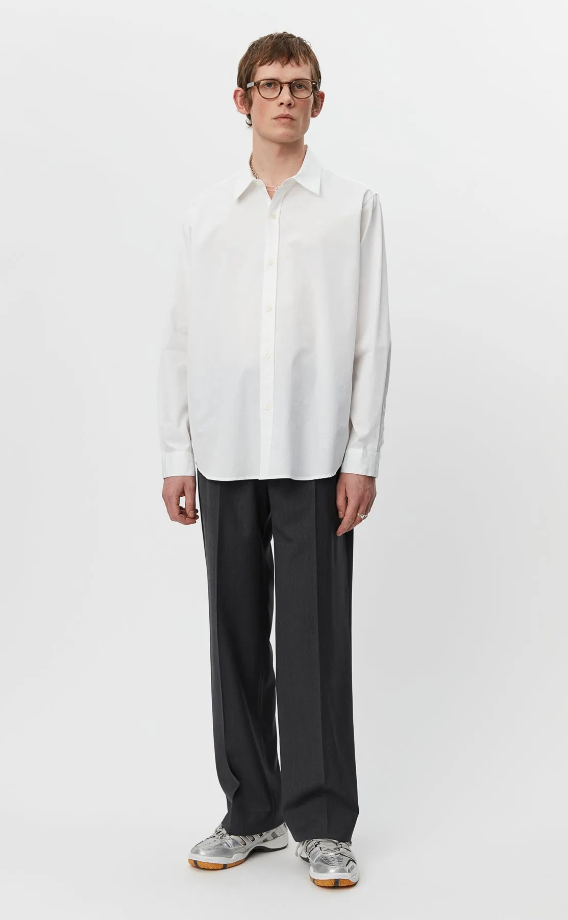 Banquet Shirt - White sold by mfpen