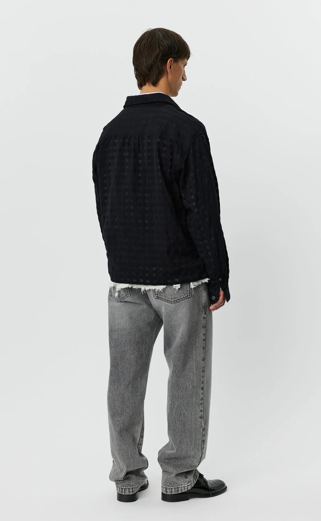 Priority Shirt - Black Check sold by mfpen Mens product image thumbnail 3