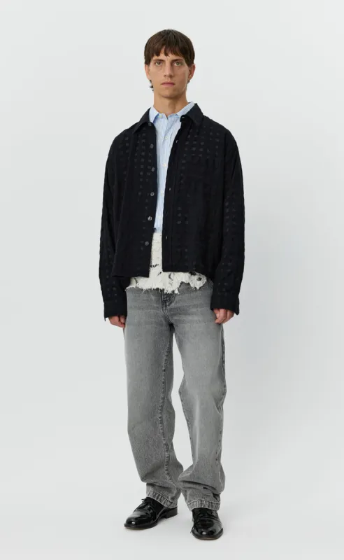 Priority Shirt - Black Check sold by mfpen Mens