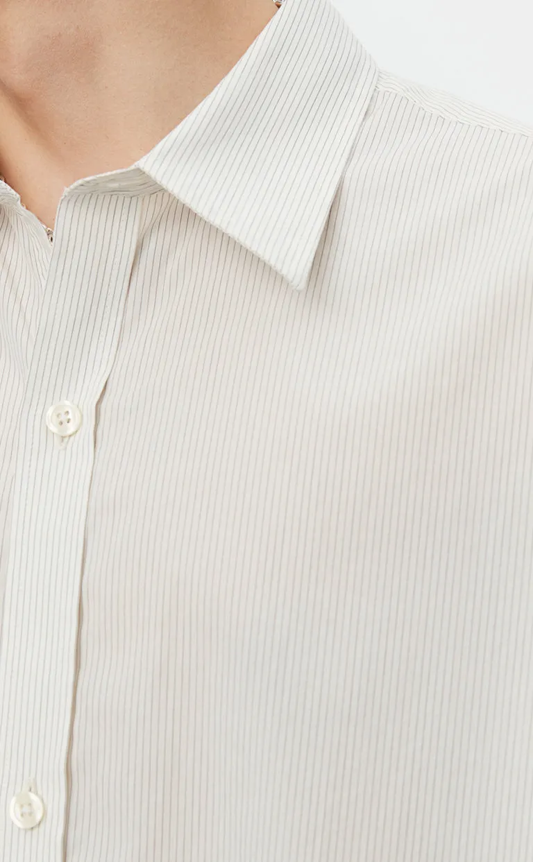 Evening Shirt - White Mini Stripe sold by mfpen Mens product image thumbnail 5