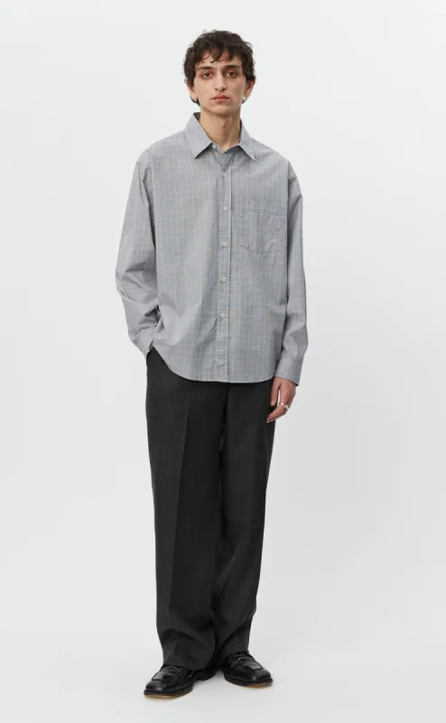 Executive Shirt - Grey Check sold by mfpen Mens