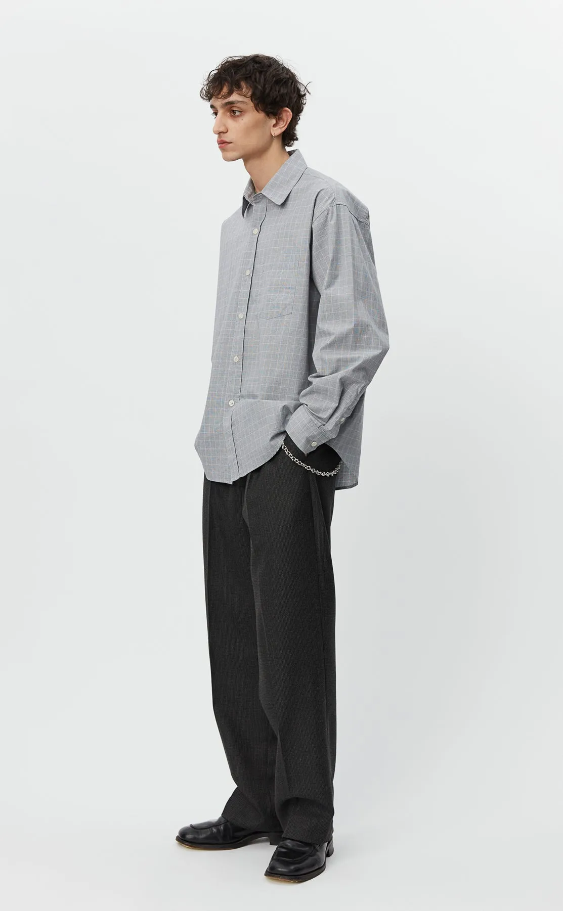 Executive Shirt - Grey Check sold by mfpen Mens product image thumbnail 3