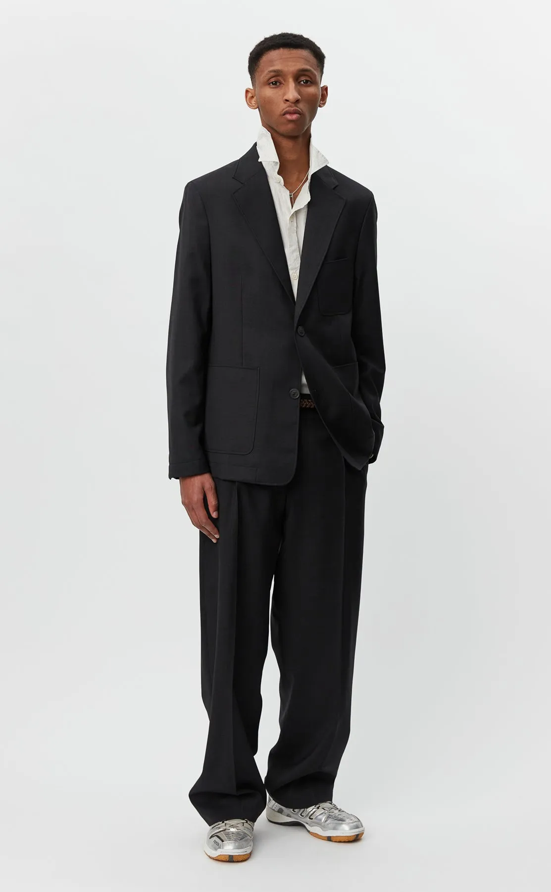 Patch Pocket Blazer - Anthracite sold by mfpen Mens