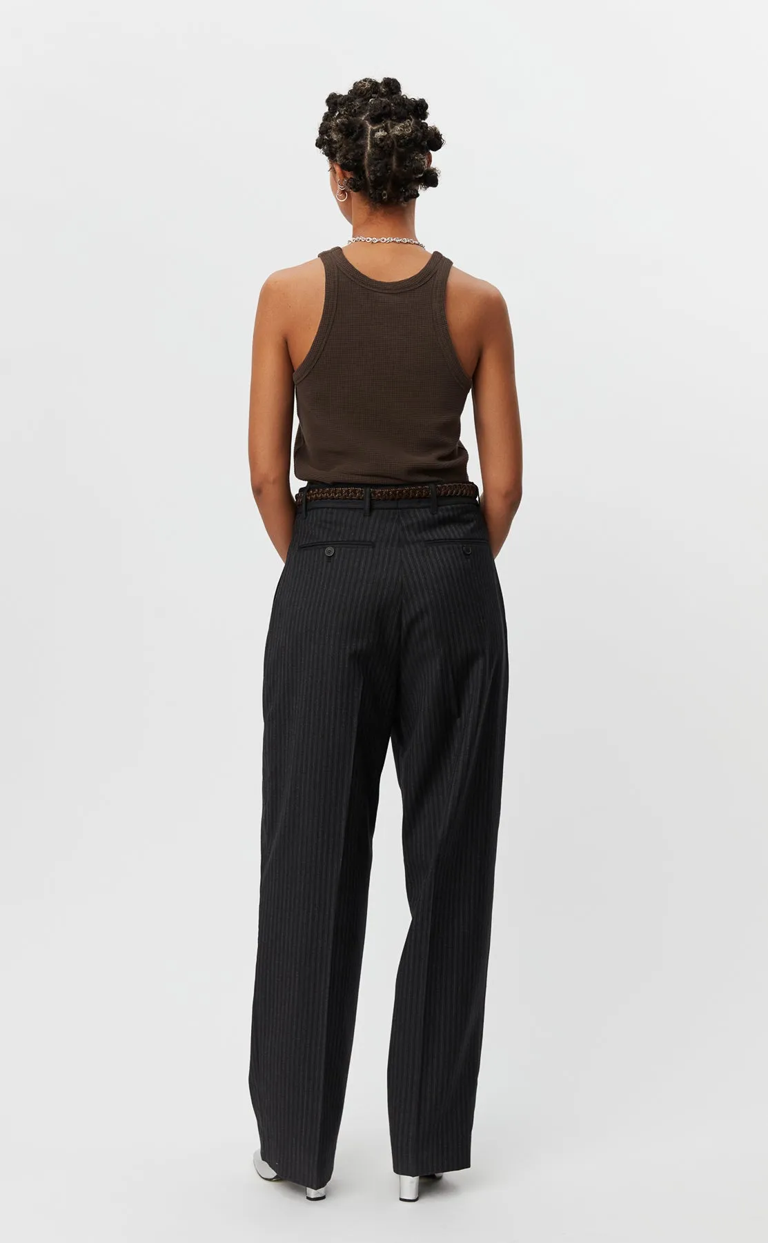 Primary Trousers - Dark Pin Stripe sold by mfpen Mens product image thumbnail 3