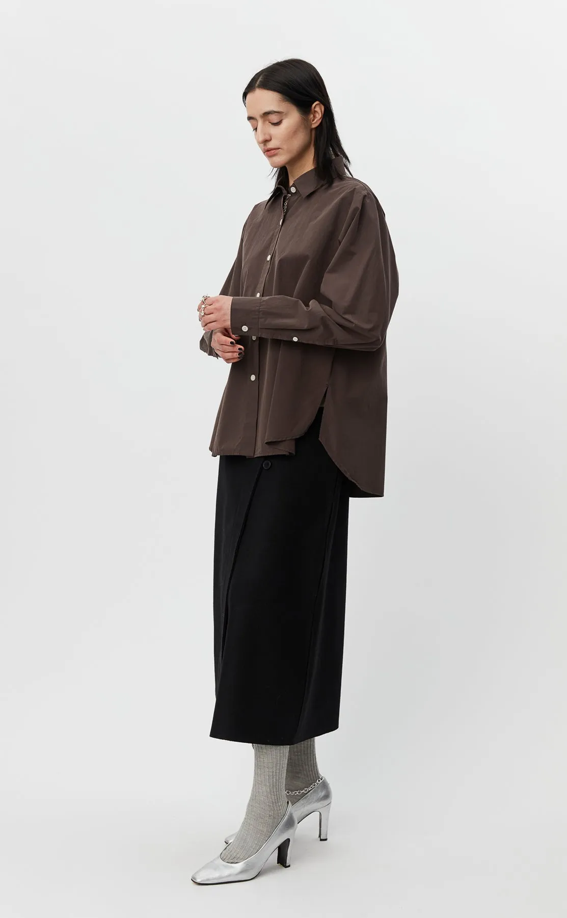 Application Shirt - Dark Brown sold by mfpen Mens product image thumbnail 3
