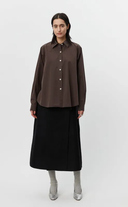 Application Shirt - Dark Brown sold by mfpen Mens