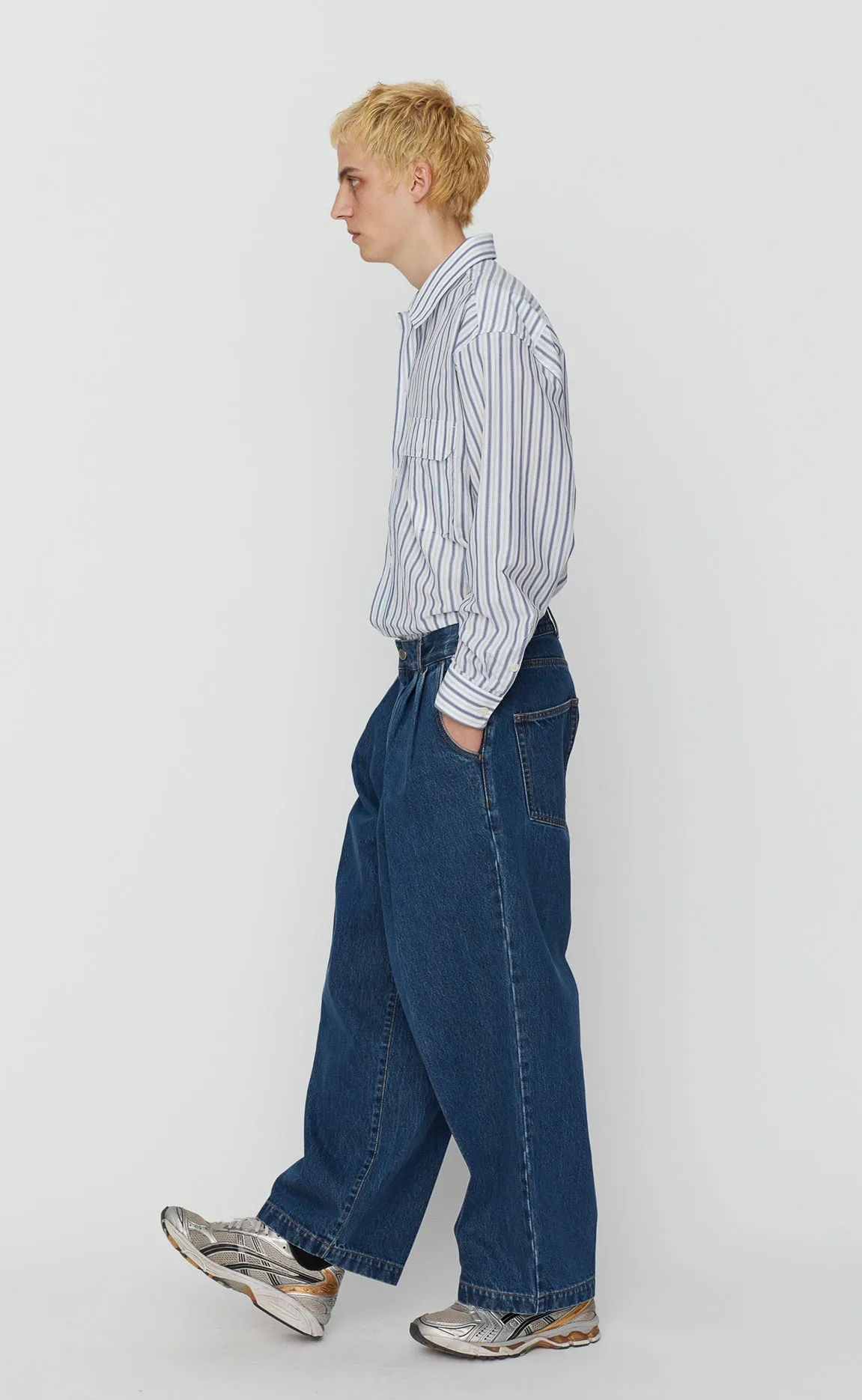 Bigger Jeans - Washed Blue sold by mfpen Mens product image thumbnail 4