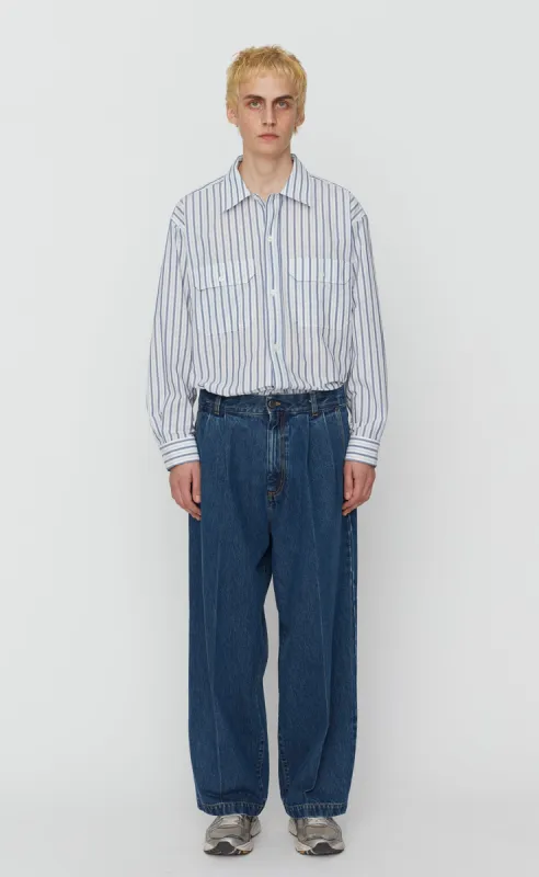 Bigger Jeans - Washed Blue sold by mfpen Mens