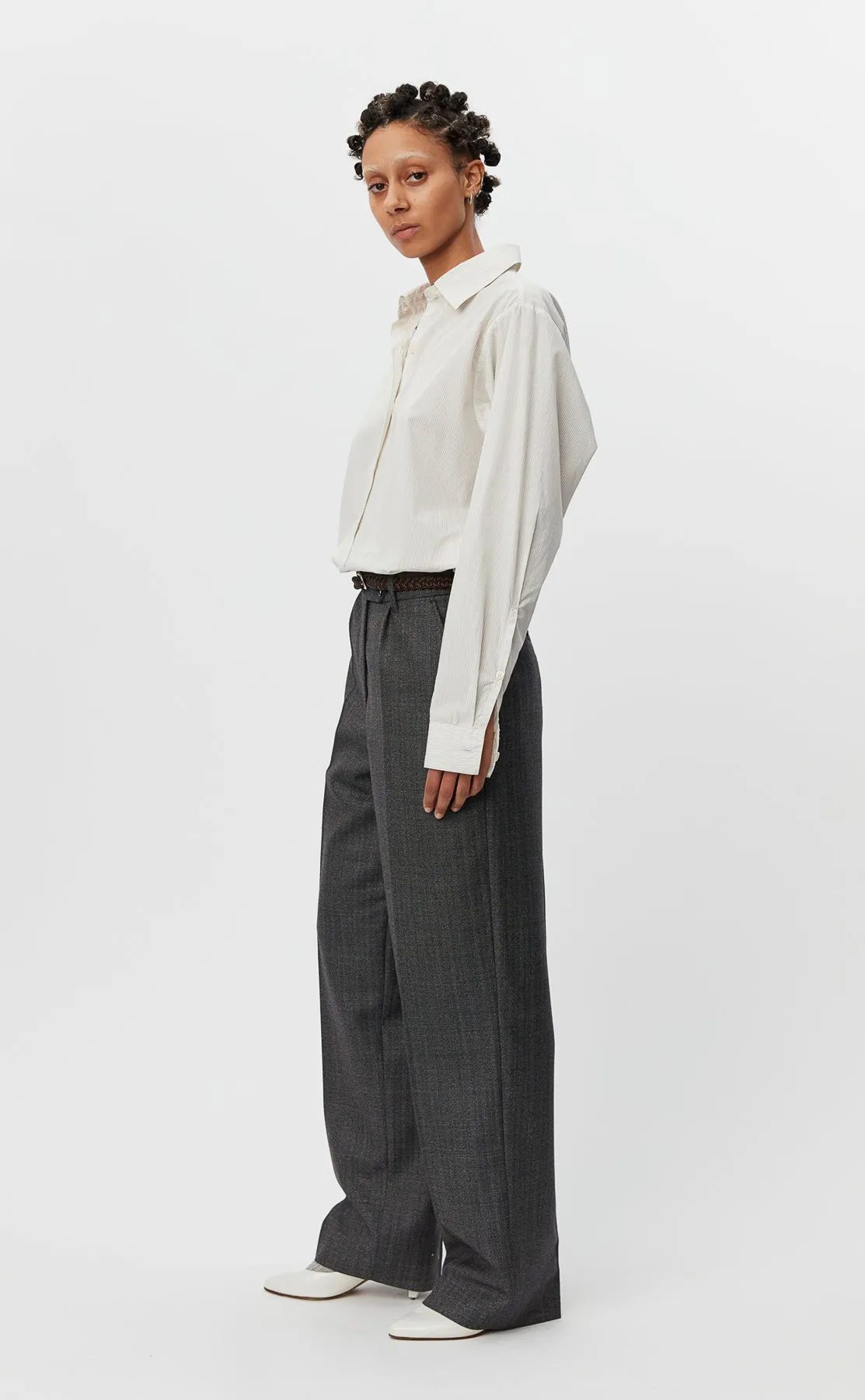 Primary Trousers - Striped Vintage Grey sold by mfpen Mens product image thumbnail 3