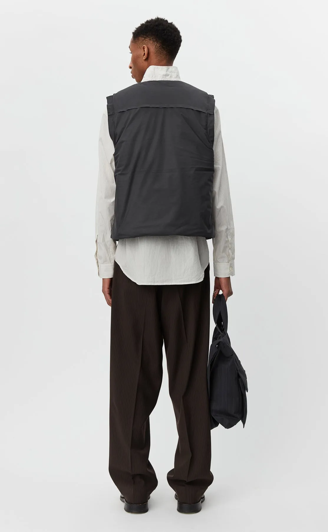 Padded Vest - Almost Black sold by mfpen Mens product image thumbnail 4