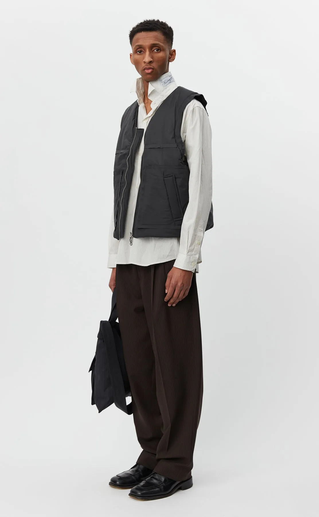 Padded Vest - Almost Black sold by mfpen Mens product image thumbnail 2