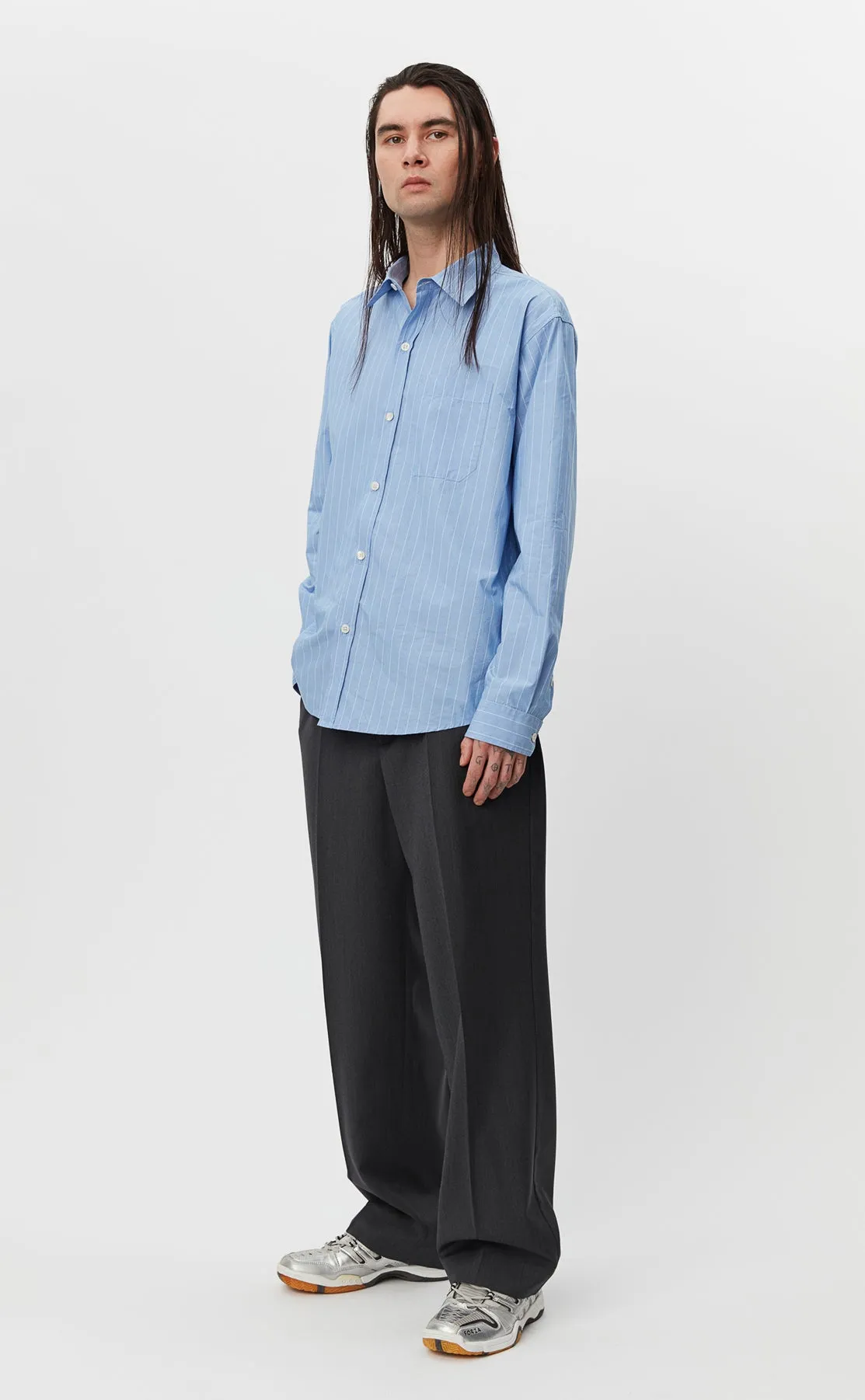 Distant Shirt - Light Blue sold by mfpen Mens