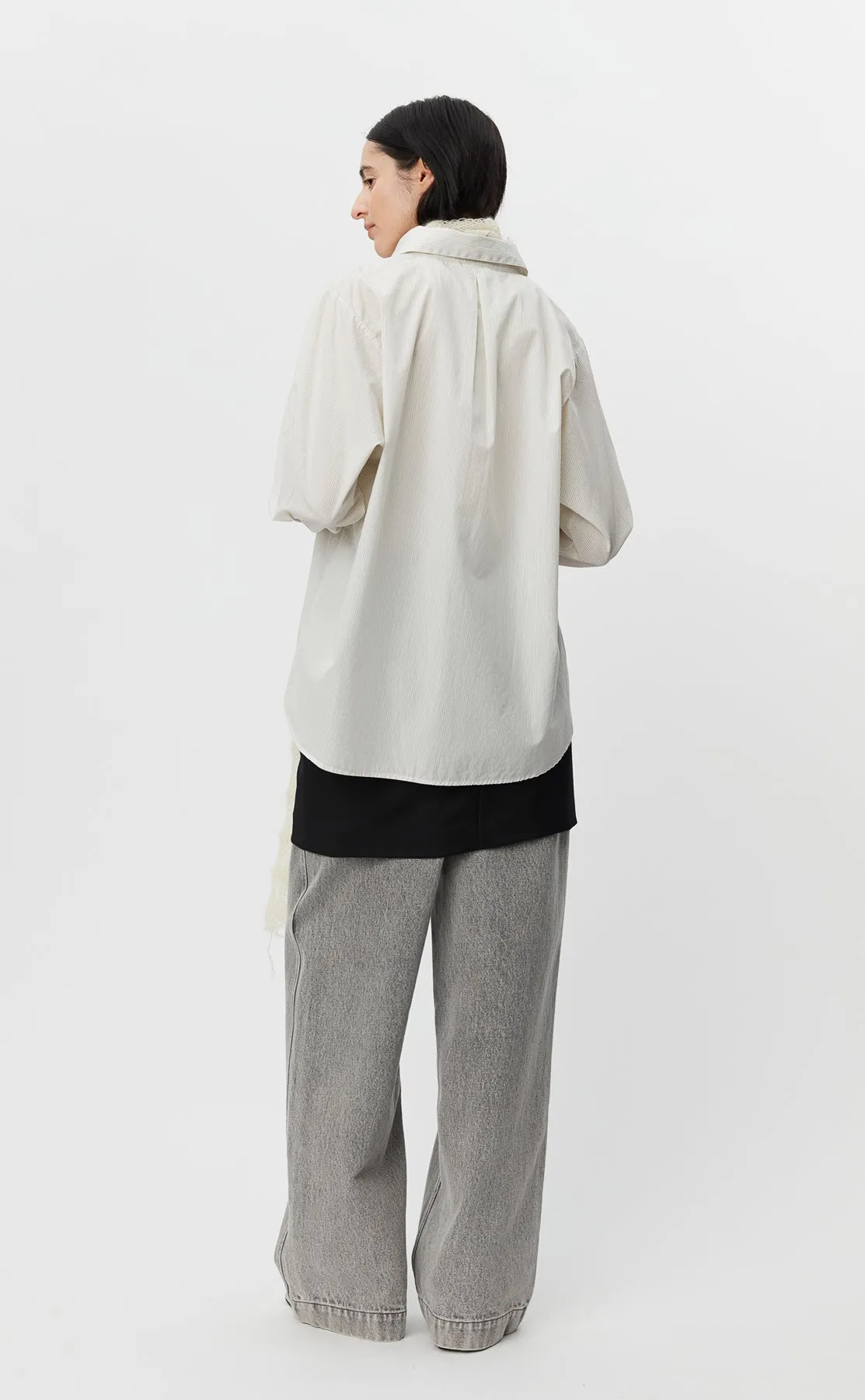 Application Shirt - White Mini Stripe sold by mfpen Mens product image thumbnail 4