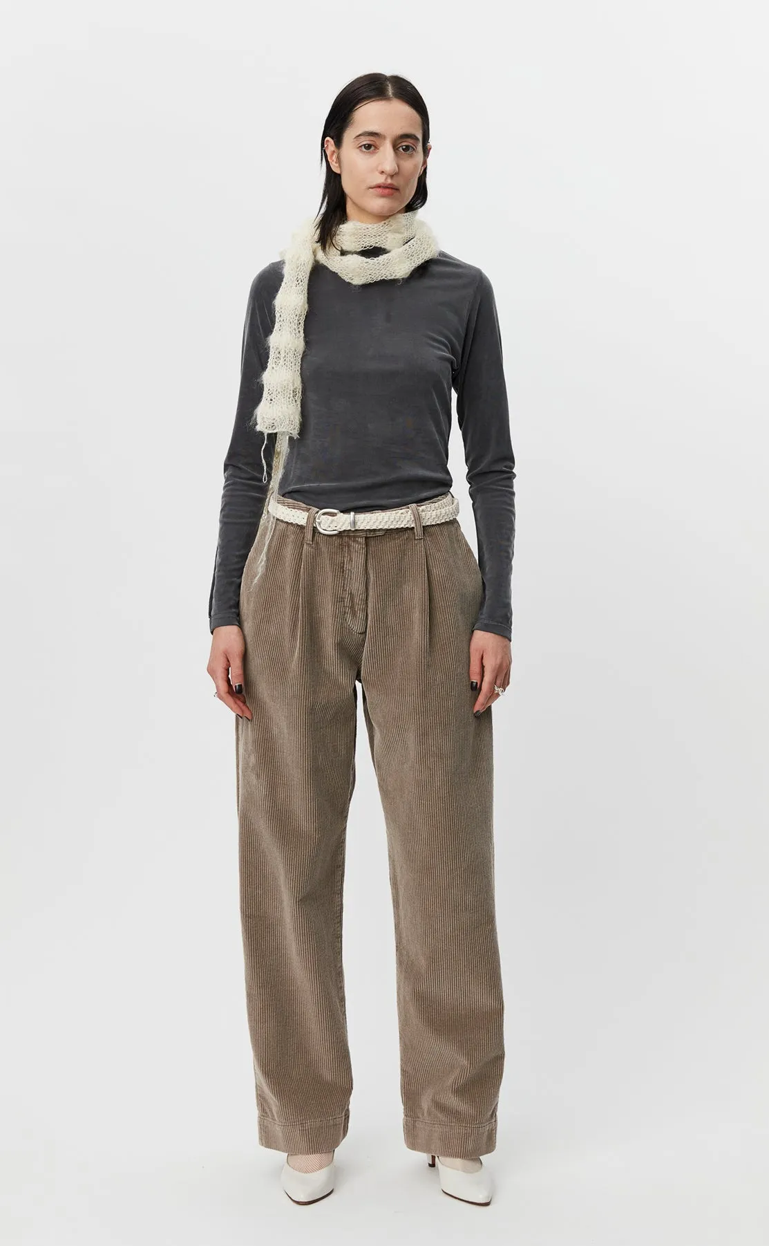 Womens Corduroy Trousers - Dusty Brown sold by mfpen Mens product image thumbnail 2