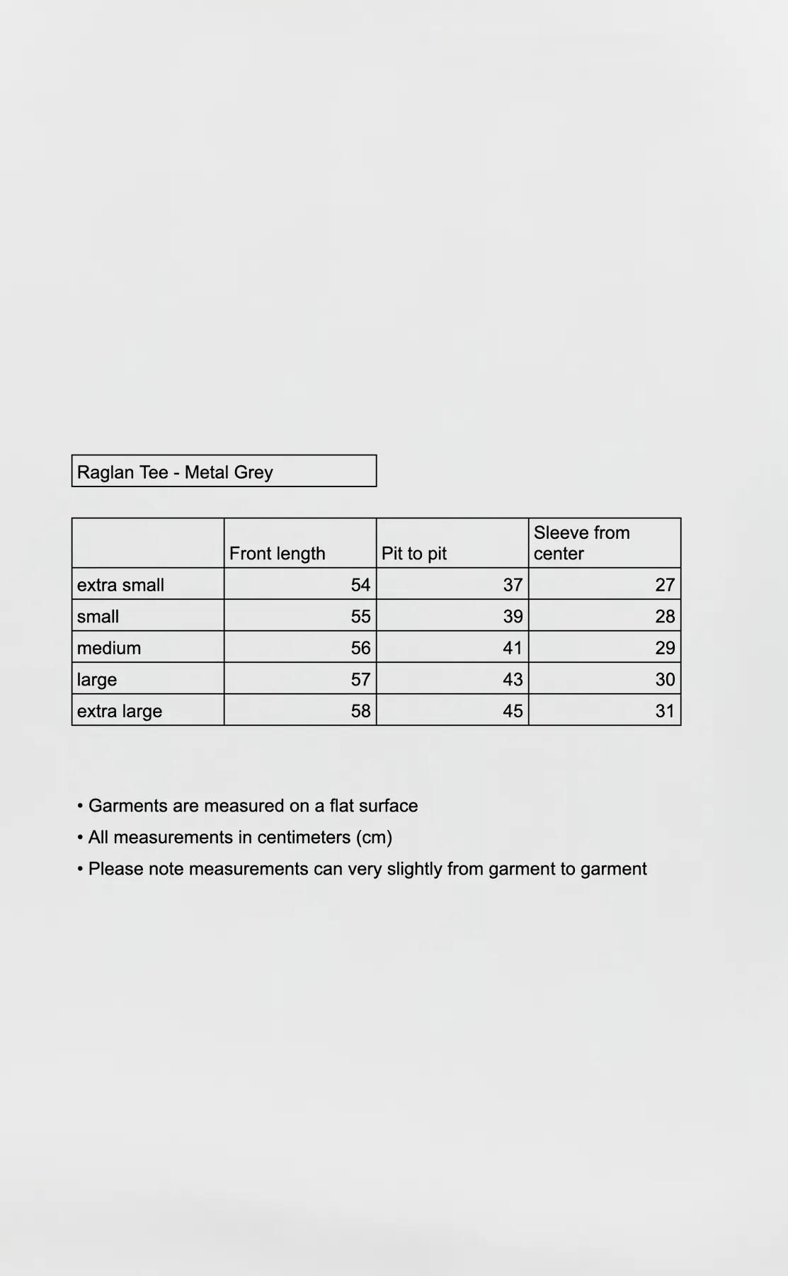 Raglan Tee - Metal Grey sold by mfpen Mens product image thumbnail 5