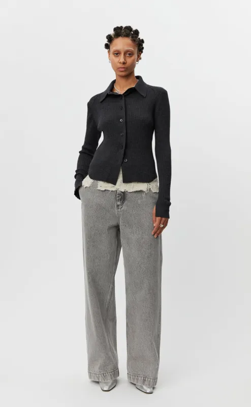 YMC YMC Rat Pack Cardigan (Merino) - Multi Brown | Parallel