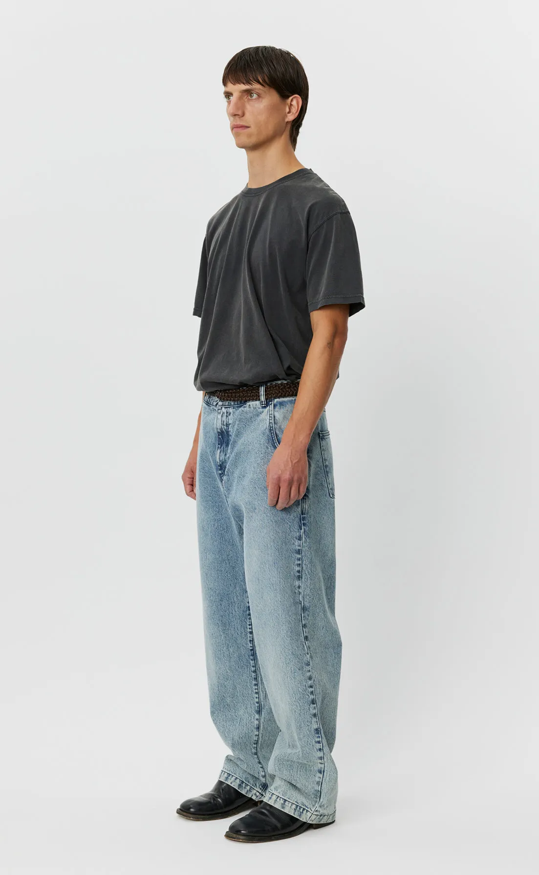 Straight Cut Jeans - Striped Blue sold by mfpen Mens product image thumbnail 2