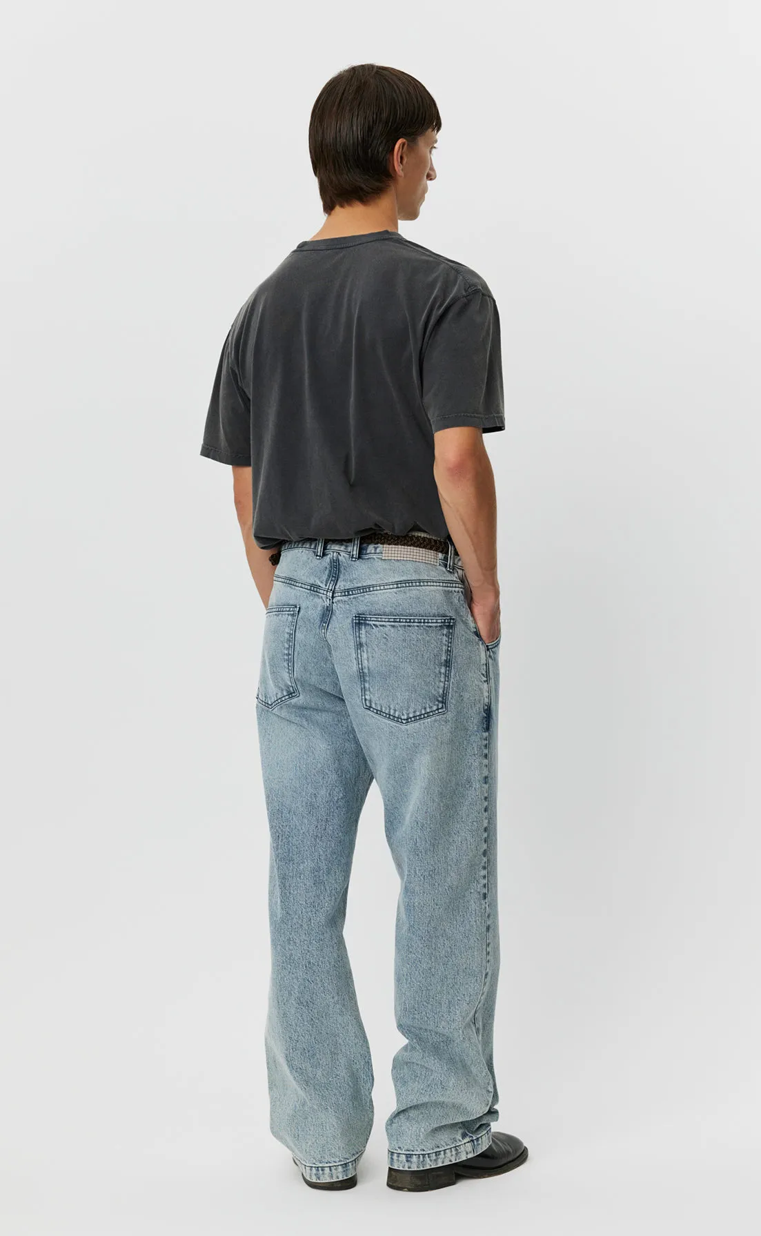 Straight Cut Jeans - Striped Blue sold by mfpen Mens product image thumbnail 4