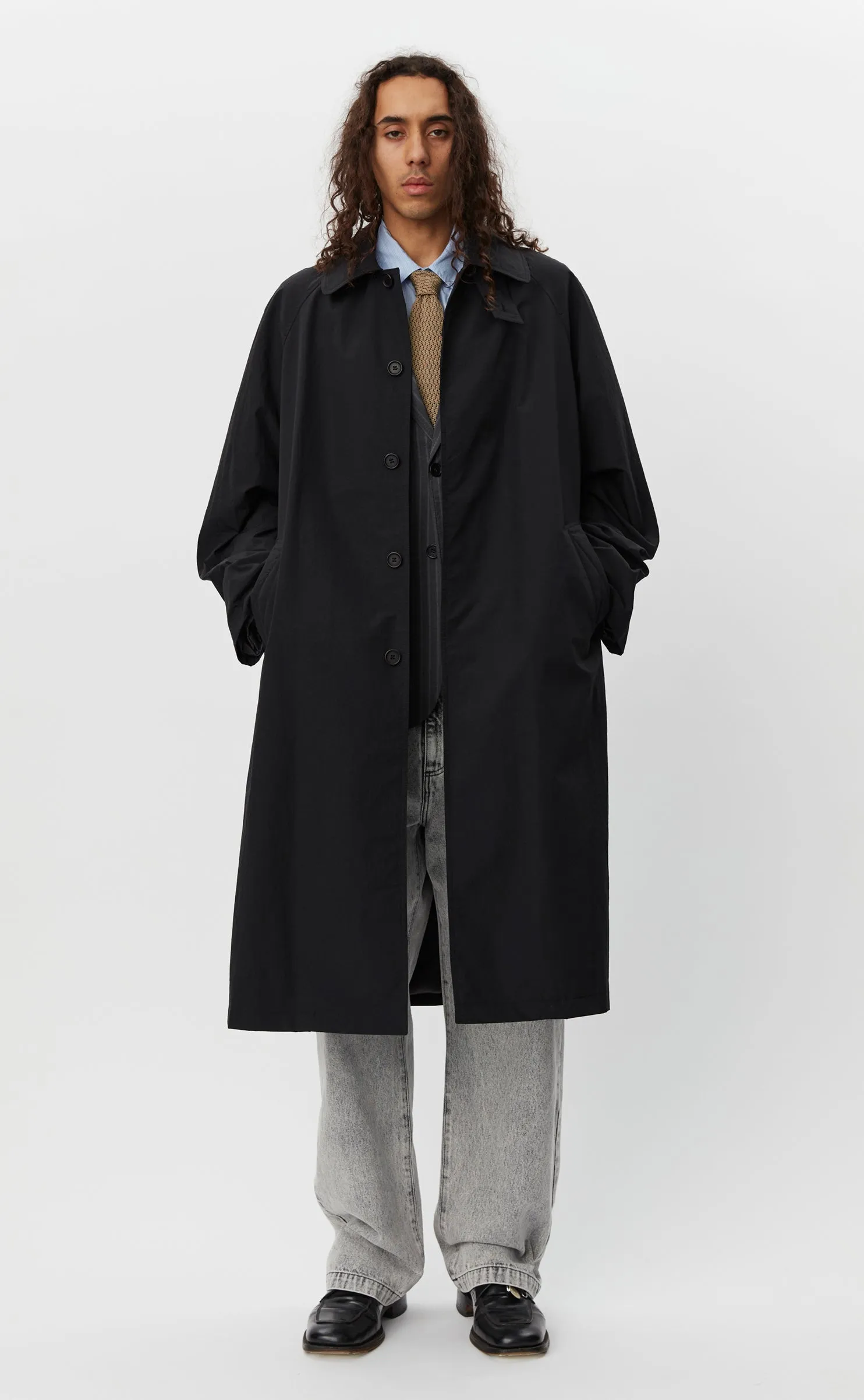 Installation Coat - Recycled Black sold by mfpen Mens