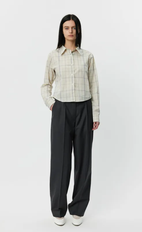 Writers Shirt - Ivory Check sold by mfpen Mens