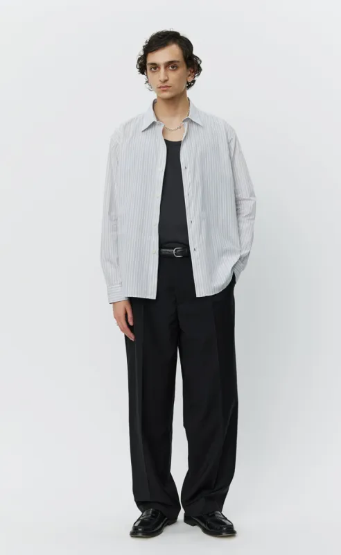 Common Shirt - Financial Stripe sold by mfpen Mens