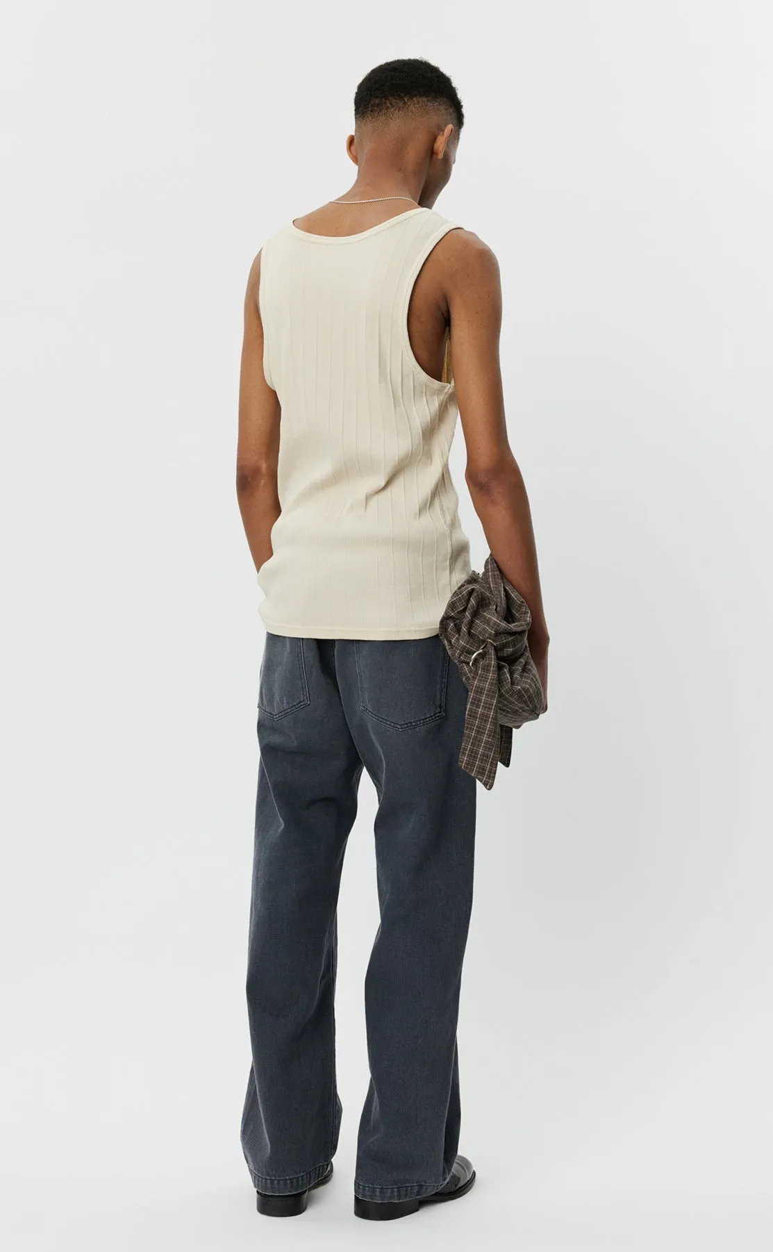 Rib Tank Top 2pack - Ecru sold by mfpen Mens product image thumbnail 3