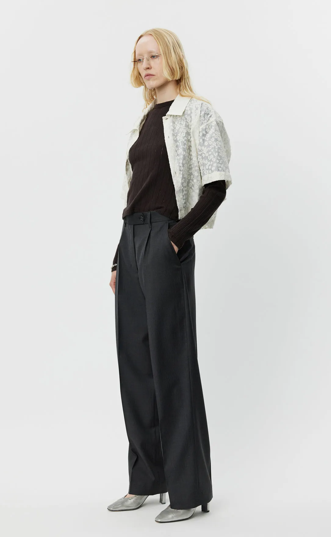 Primary Trousers - Grey 50s Stripe sold by mfpen Mens product image thumbnail 2