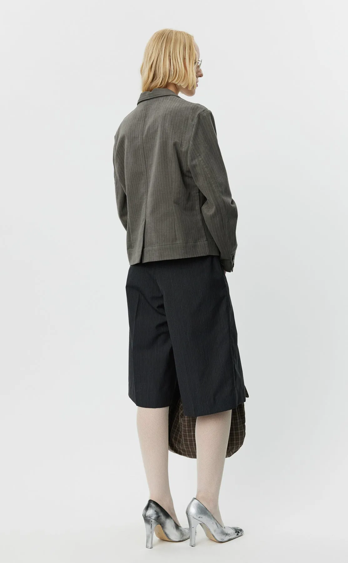 Work Blazer - Grey Brushed Twill sold by mfpen Mens product image thumbnail 4