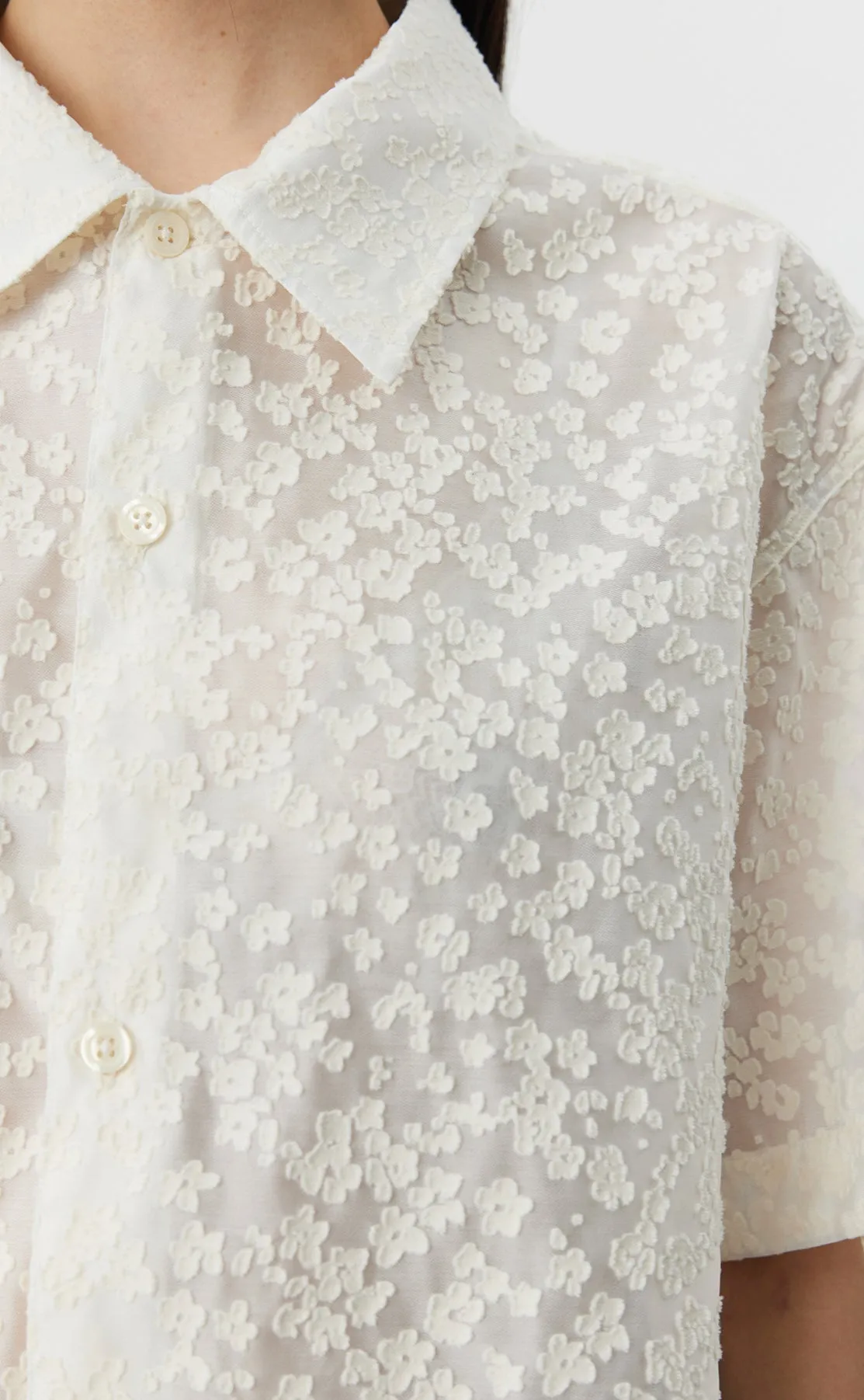 Womens Holiday Shirt - Sheer Floral sold by mfpen Mens product image thumbnail 4