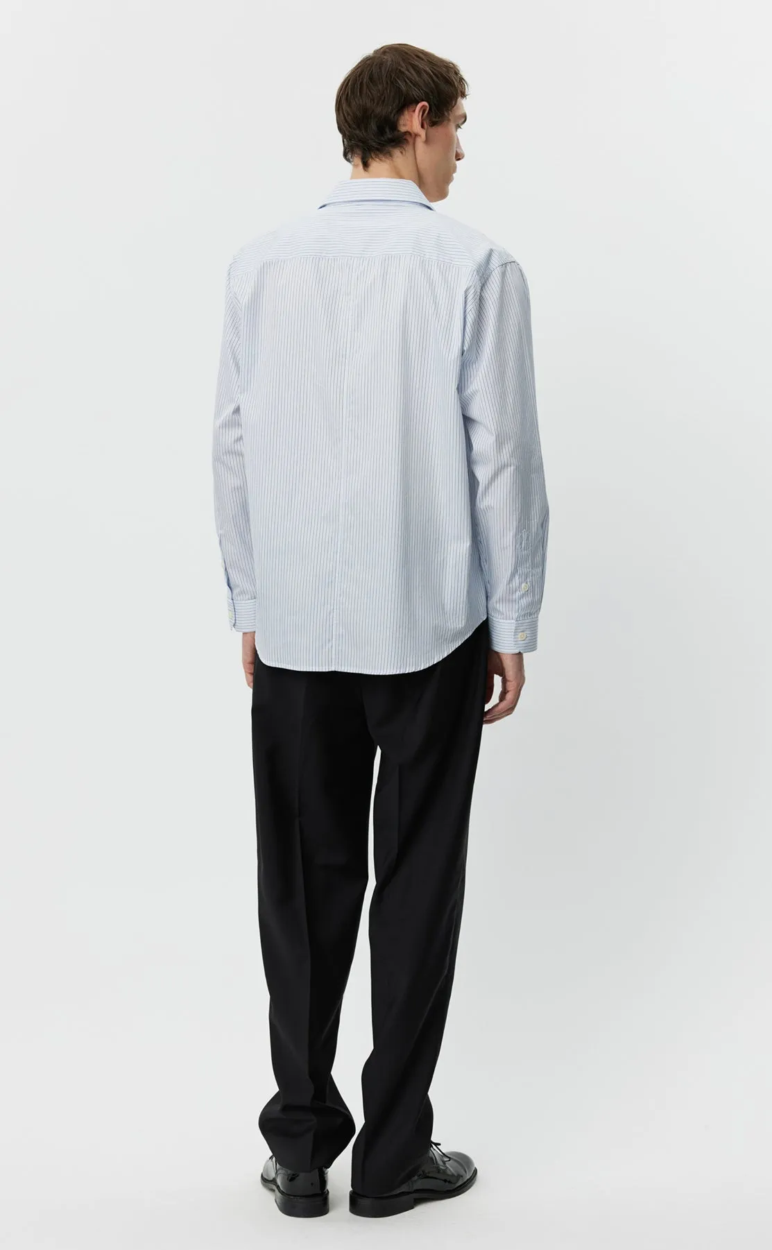 Evening Shirt - Blue Stripe sold by mfpen Mens product image thumbnail 3