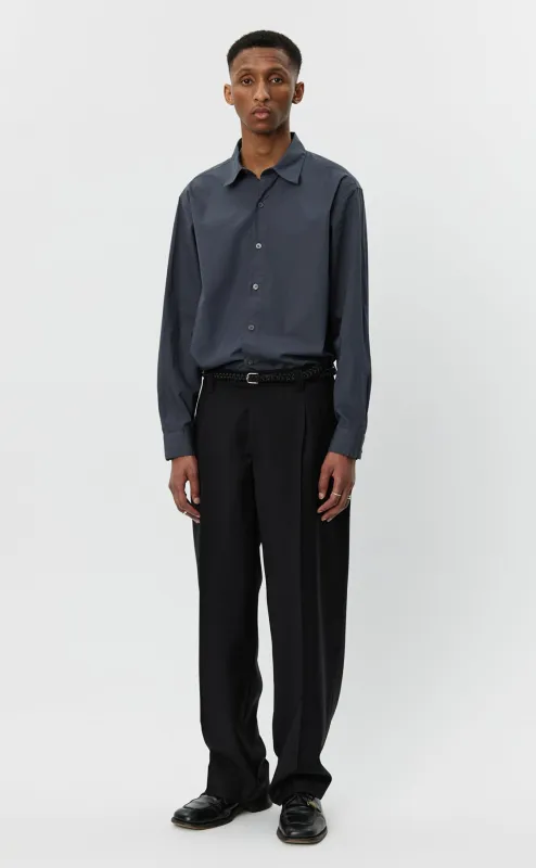 Service Trousers - Black Tropical Wool sold by mfpen Mens