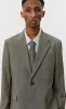 Single Breasted Blazer - Taupe Wool sold by mfpen Mens