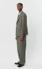 Single Breasted Blazer - Taupe Wool sold by mfpen Mens