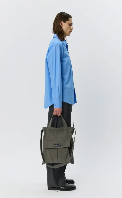 Routine Shoulder Bag - Grey Brushed Twill made by mfpen