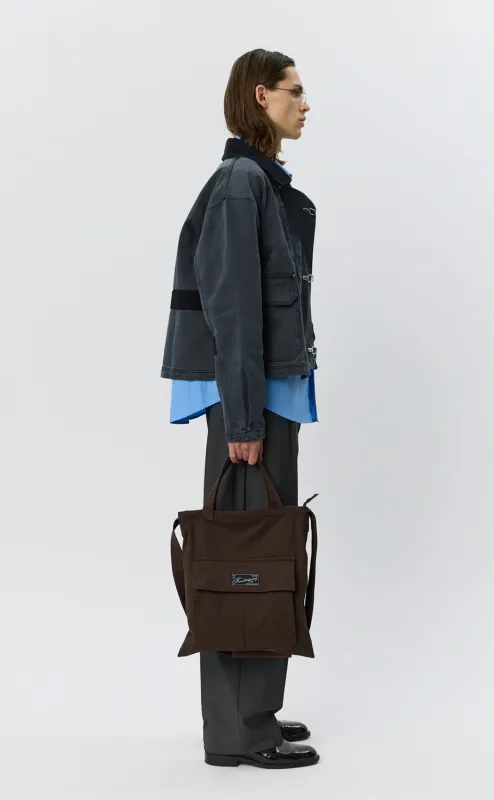 Routine Shoulder Bag - Dark Brown sold by mfpen Mens