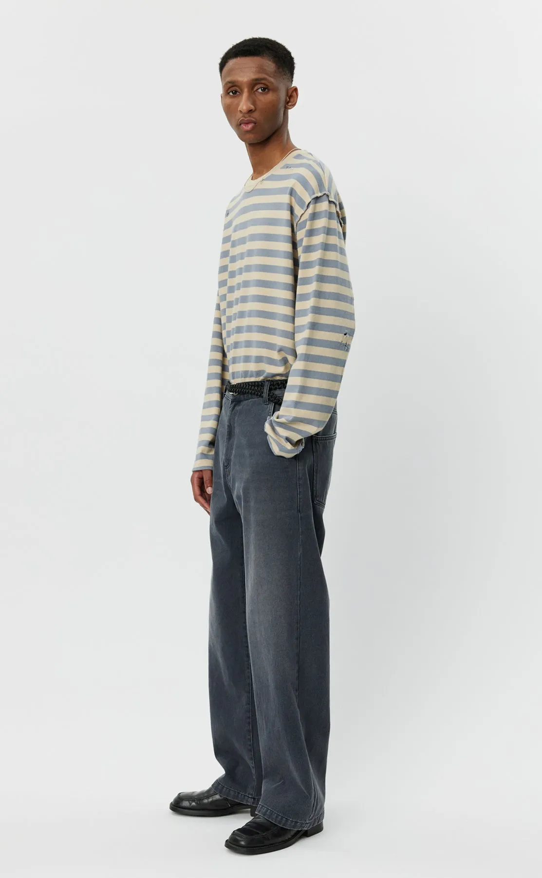 Straight Cut Jeans - Washed Slate sold by mfpen Mens product image thumbnail 2