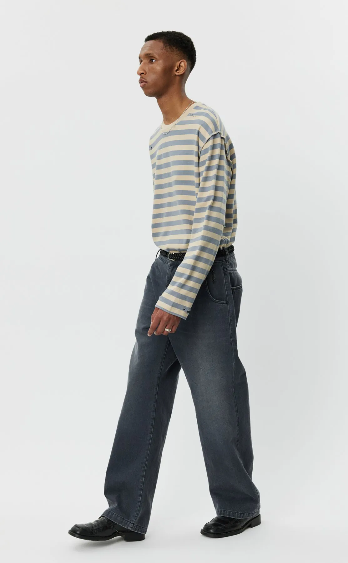 Straight Cut Jeans - Washed Slate sold by mfpen Mens product image thumbnail 3