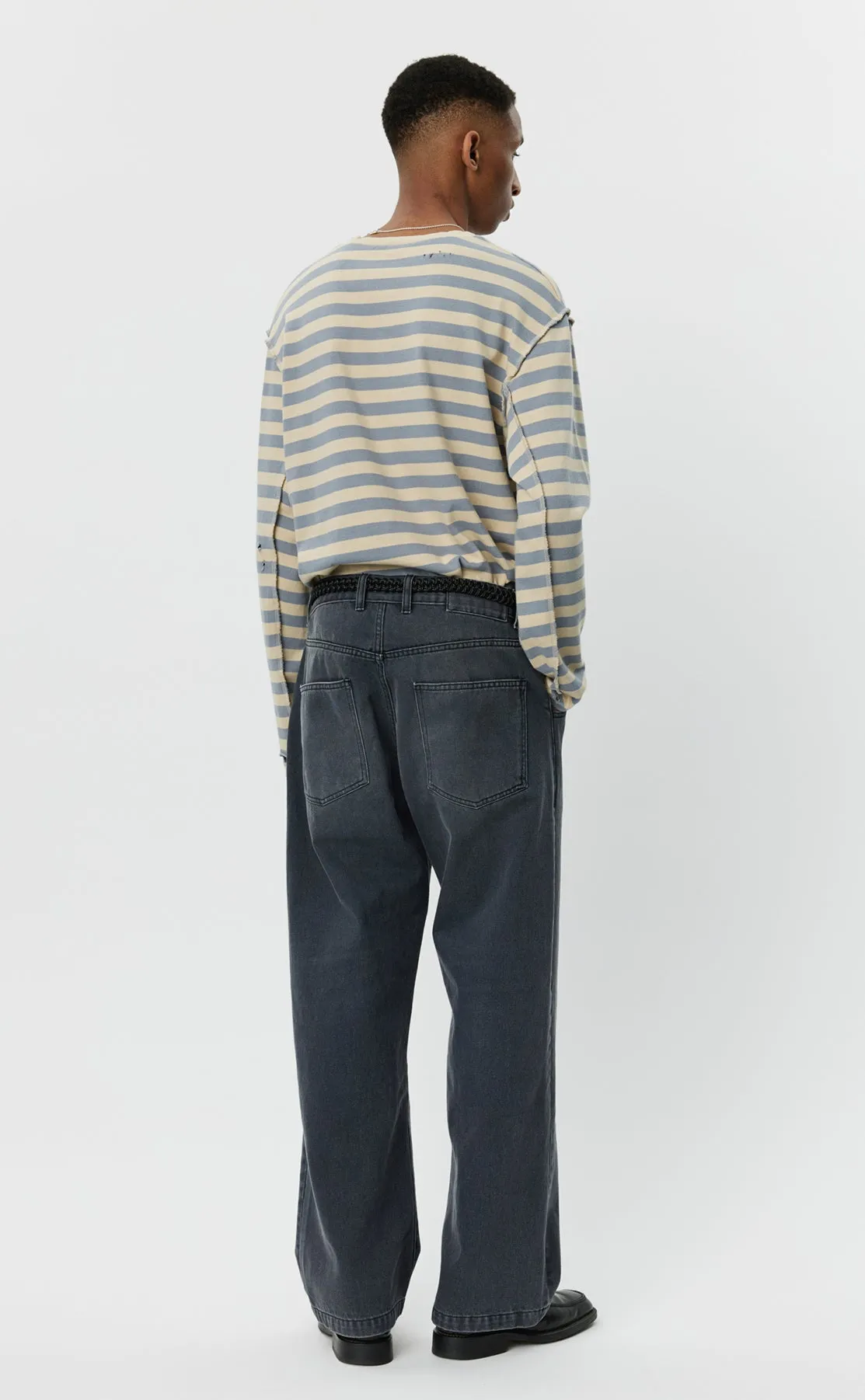 Straight Cut Jeans - Washed Slate sold by mfpen Mens product image thumbnail 4