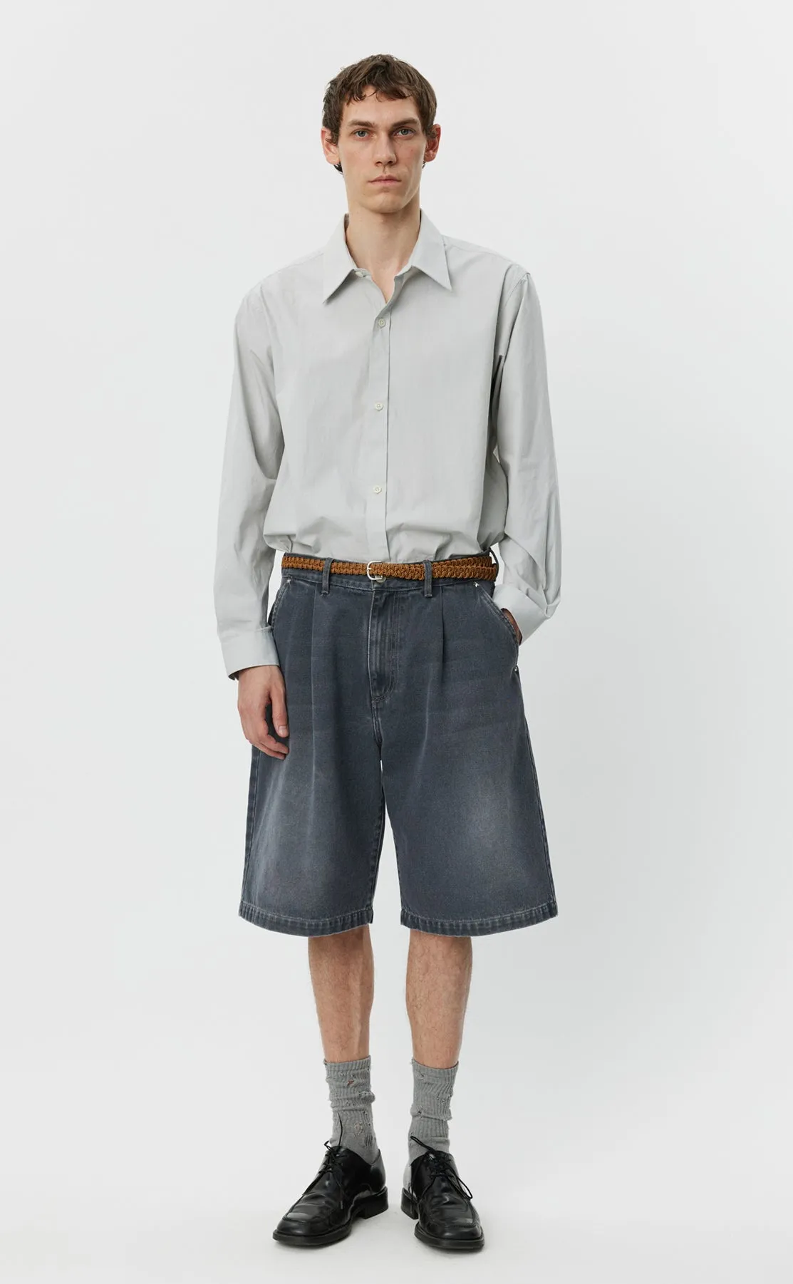 Star Rivet Shorts - Slate sold by mfpen