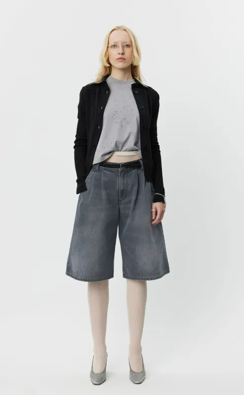 Flower Rivet Shorts - Slate sold by mfpen Mens