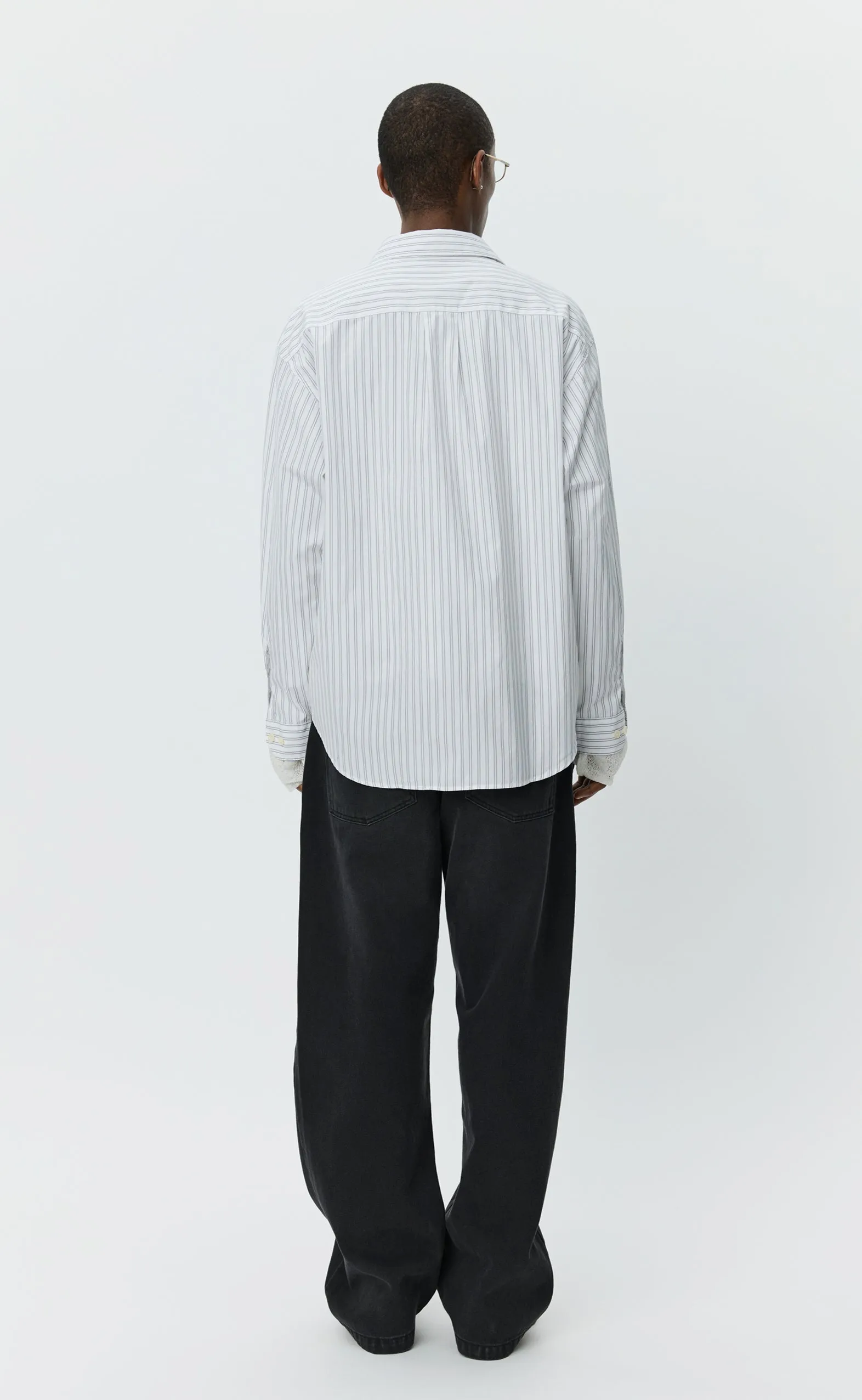 Generous Shirt - White Archive Stripe sold by mfpen product image thumbnail 4