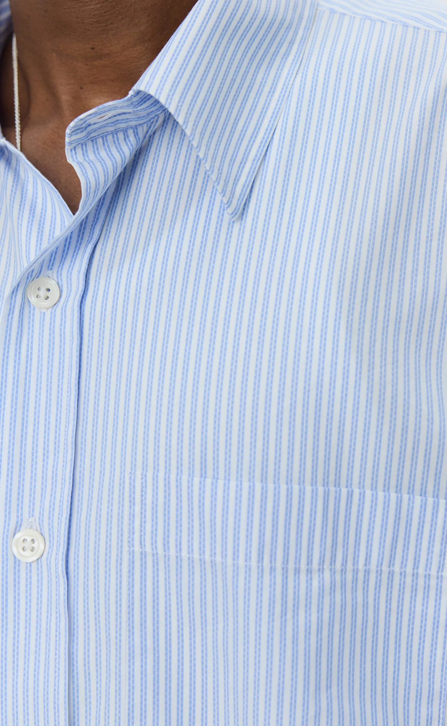Executive Shirt - Light Blue Dobby Stripe sold by mfpen Mens product image thumbnail 5