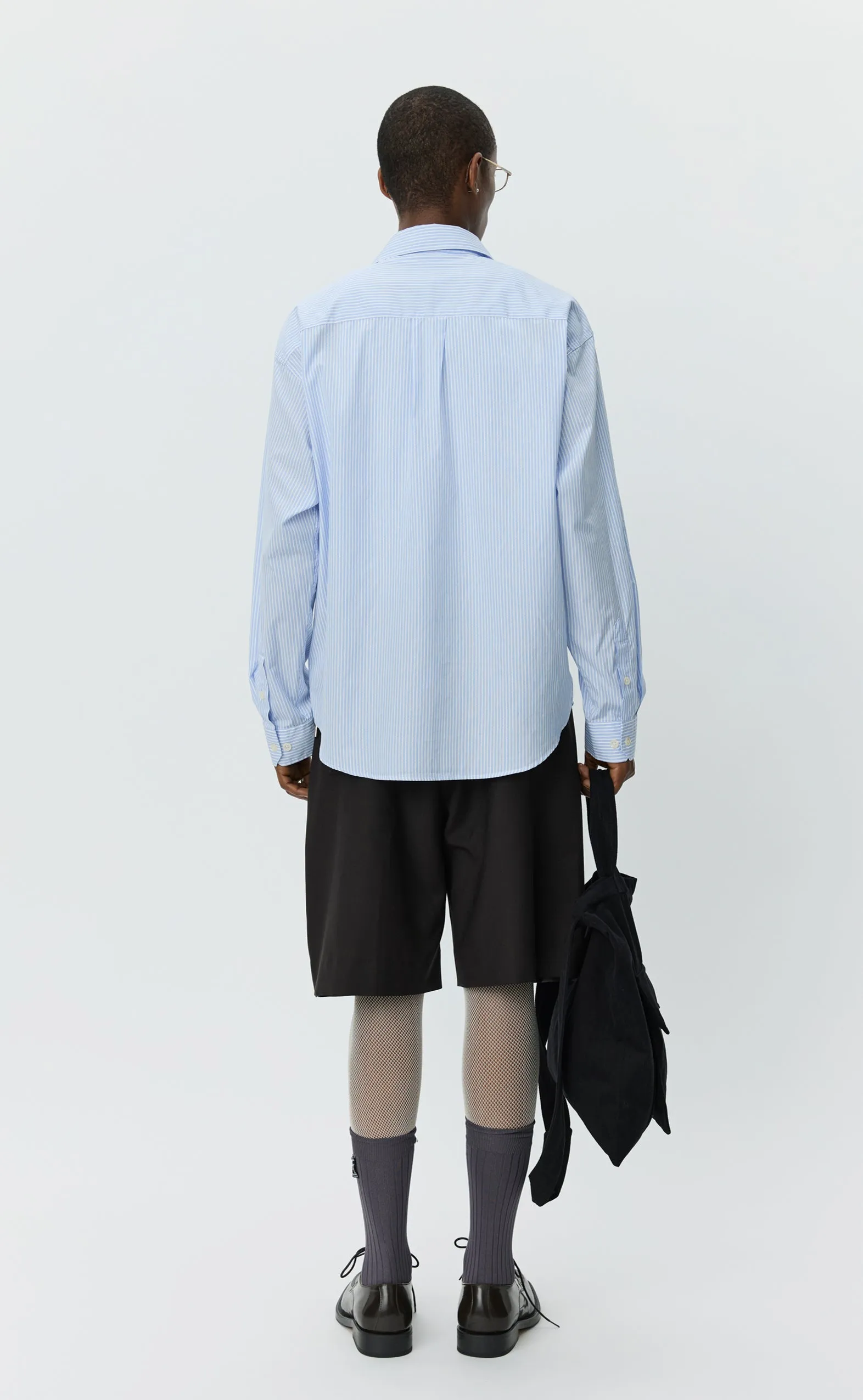 Executive Shirt - Light Blue Dobby Stripe sold by mfpen Mens product image thumbnail 4