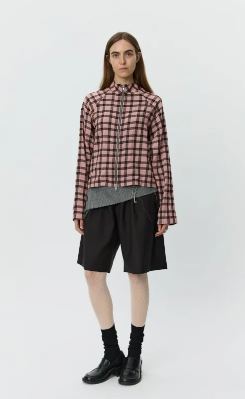 Womens Leisure Zip Up - Vintage Check sold by mfpen Mens