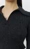Open Placket Polo - Dark Grey sold by mfpen Mens