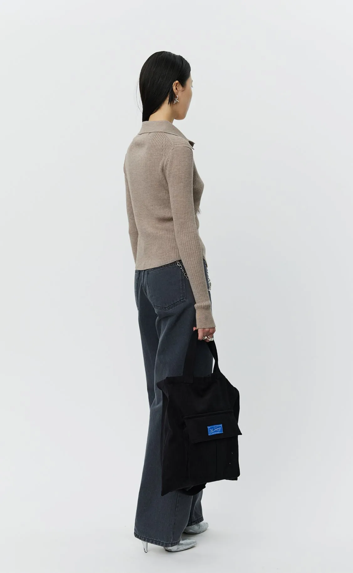 Knitted Rib Shirt - Oatmeal sold by mfpen product image thumbnail 4